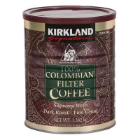 100% колумбійська мелена фільтрована кава Kirkland Signature, 1362 грама