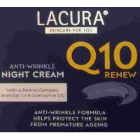 Lacura Q10 Renew нічний крем проти зморшок та проти старіння, 50 мл