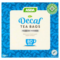 Чорний чай ASDA без кофеїну, 80 чайних пакетиків