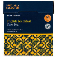 Англійський Чорний Чай English Breakfast Fine Selected, 50 чайних пакетиків., 125 грам