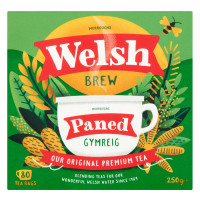 Англійський чорний чай Murroughs Welsh Brew Paned, 80 пакетиків 250 грам