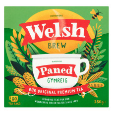 Англійський чорний чай Murroughs Welsh Brew Paned, 80 пакетиків 250 грам