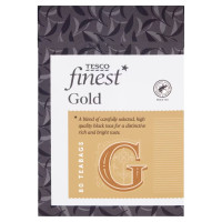 Англійський чорний чай Tesco Finest Gold, 80 чайних пакетиків, 250 грам