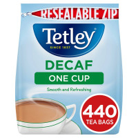 Англійський чорний чай без кофеїну Tetley Decaf One Cup 440 чайних пакетиків 0,88 кг