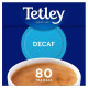Чорний чай Tetley Decaf (без кофеїну) 80 пакетиків, 250 грам