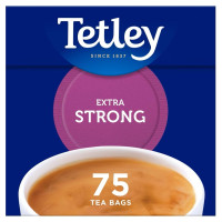 Чорний чай Tetley Extra Strong, 75 пакетиків, 237 грам