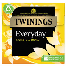 Чорний чай Twinings Everyday 120 чайних пакетиків на рослинній основі 348 грама