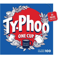 Чорний чай Typhoo «Англійський сніданок», 24 упаковки по 100 чайних пакетиків, 6220 грам