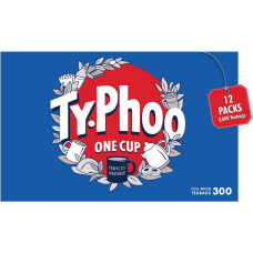 Чорний чай Typhoo «Англійський сніданок», 12 упаковок по 300 чайних пакетиків, 9020 грам