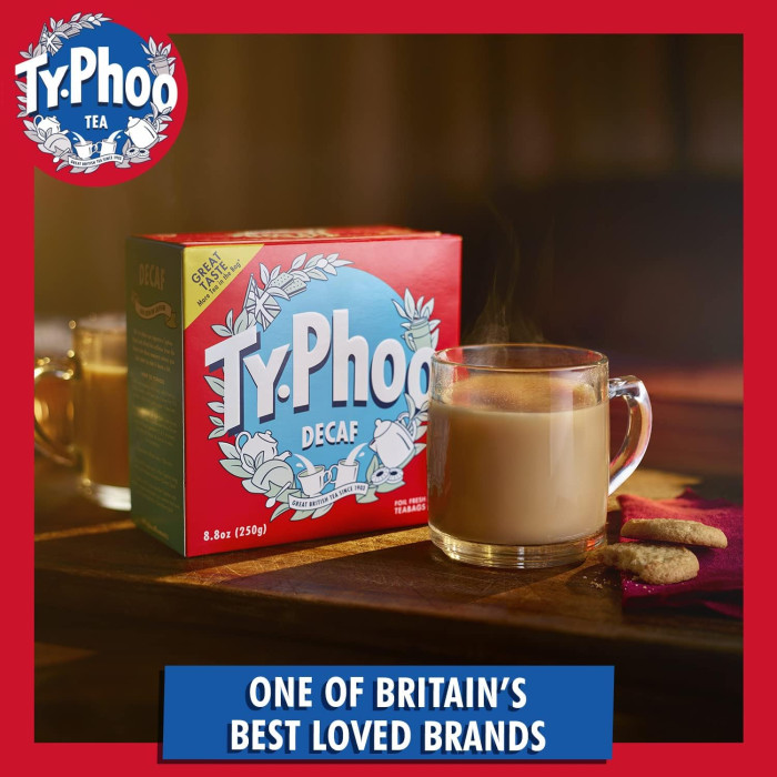 Чорний чай Typhoo, англійський сніданок, 8x240 чайних пакетиків, 5570 грам