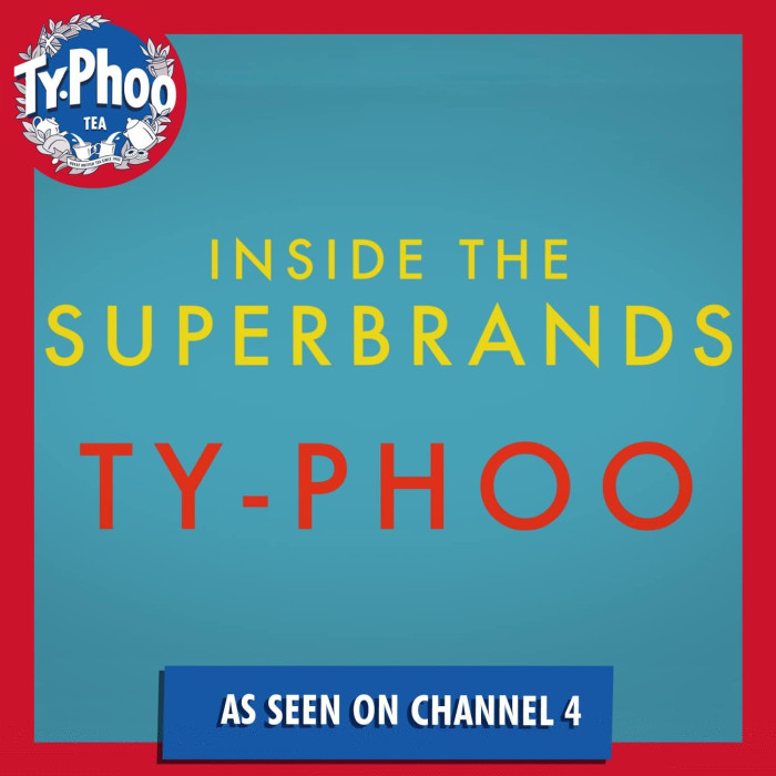 Чорний чай Typhoo, англійський сніданок, 8x240 чайних пакетиків, 5570 грам