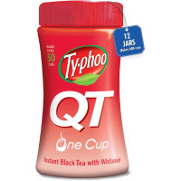 Розчинний чай Typhoo QT з молоком, Англійський сніданок у гранулах, банки 125г (упаковка з 12 шт.)
