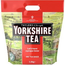 Англійський чорний чай Yorkshire, 480 пакетиків, 1500 грам