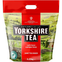 Англійський чорний чай Yorkshire, 1040 пакетиків, 3250 грам