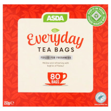 Чорний чай EveryDay від ASDA, 80 пакетиків, 232гр