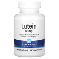 Lake Avenue Nutrition, Лютеїн, 10 мг, 60 рослинних капсул
