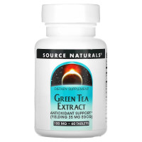 Екстракт зеленого чаю Source Naturals, 100 мг, 60 пігулок